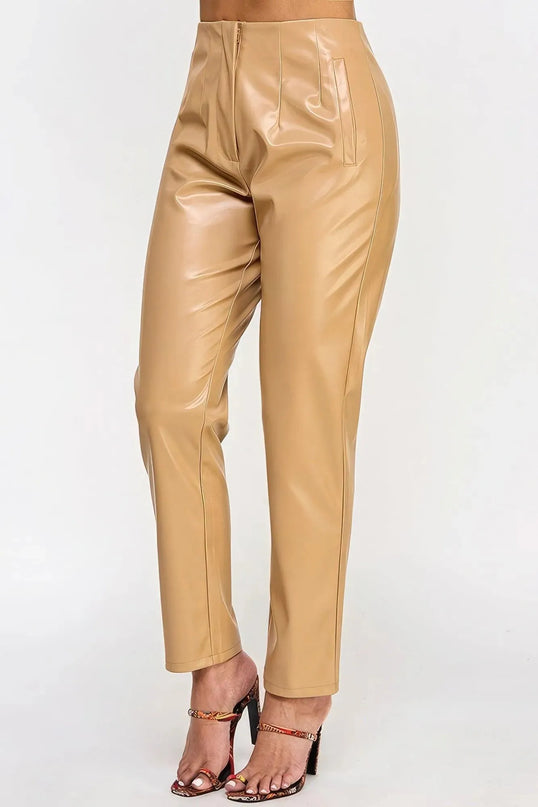 Faux Leather Pants - ShopEasier