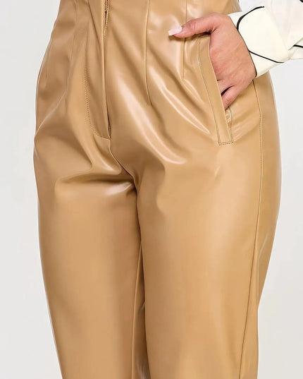 Faux Leather Pants - ShopEasier