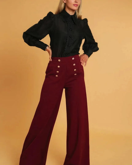 High Waisted Dressy Pants - ShopEasier