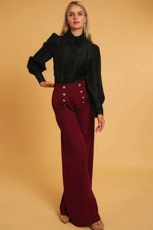 High Waisted Dressy Pants - ShopEasier