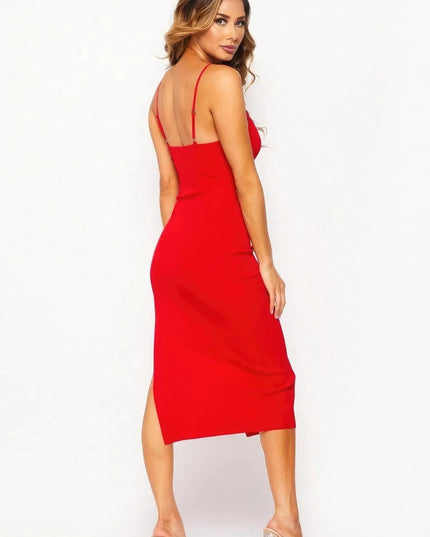 Side Slit Cami Dress - ShopEasier