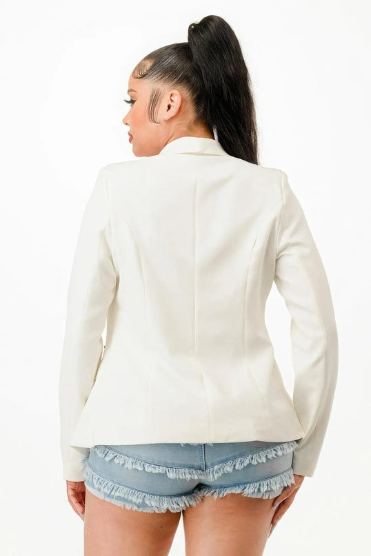 Double Breasted Blazer Jacket - ShopEasier