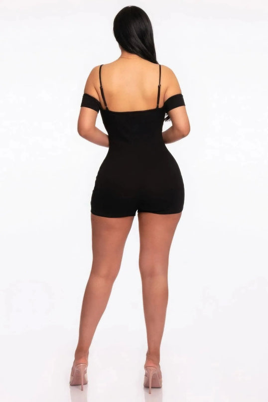 Infinity Off-shoulder Knitted Rompers - ShopEasier