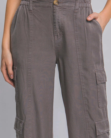 Full-length Tencel Pants With Cargo Pockets - ShopEasier