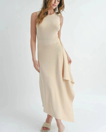 Maxi Dress With Slit - ShopEasier