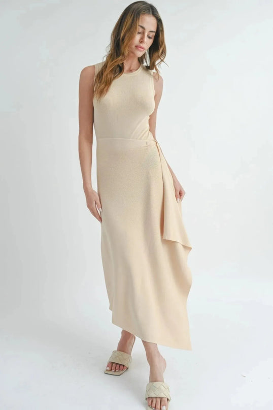 Maxi Dress With Slit - ShopEasier