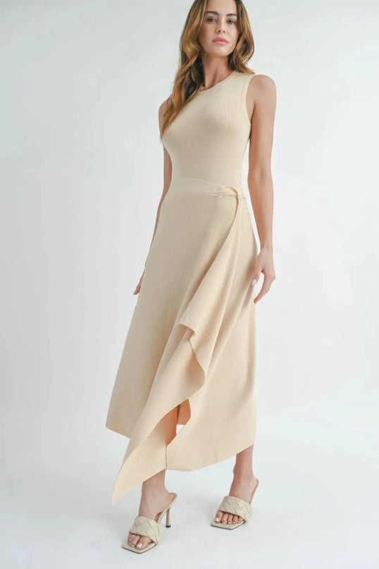 Maxi Dress With Slit - ShopEasier