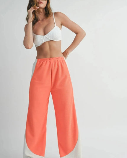 Two Toned Wide Leg Pants - ShopEasier