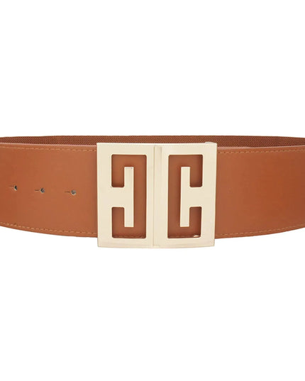 Mirror Cut Out Square Buckle Belt - ShopEasier