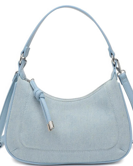 Fashion Denim Texture Shoulder Crossbody Bag - ShopEasier