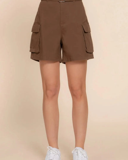 Belted Cargo Shorts - ShopEasier