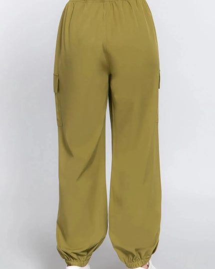 Light Weight Stretch Woven Cargo Jogger Pants - ShopEasier