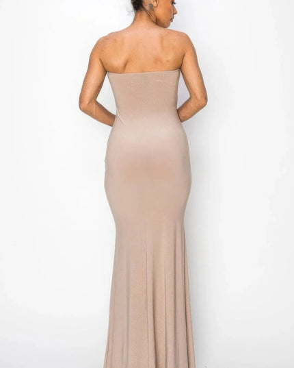 Glitter Ity Tube Maxi Dress - ShopEasier