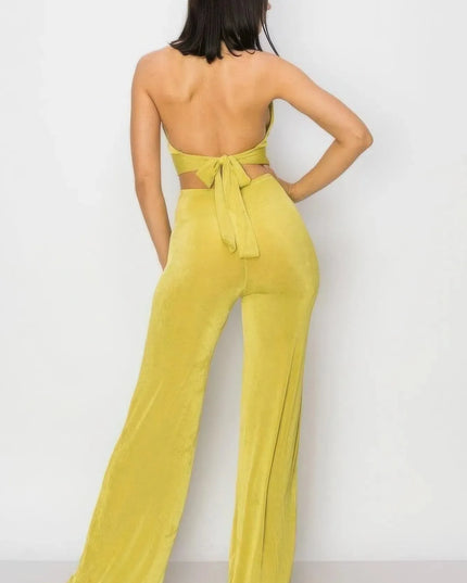 Olid Slinky Wide Legs Jumpsuit - ShopEasier