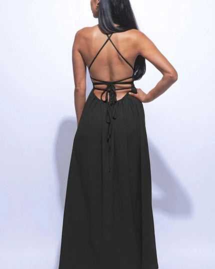 Side Slit Maxi Dress - ShopEasier