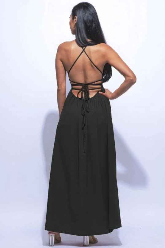 Side Slit Maxi Dress - ShopEasier