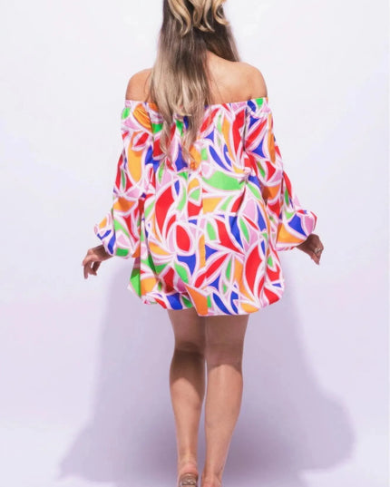 Off Shoulder Bubble Dress - ShopEasier