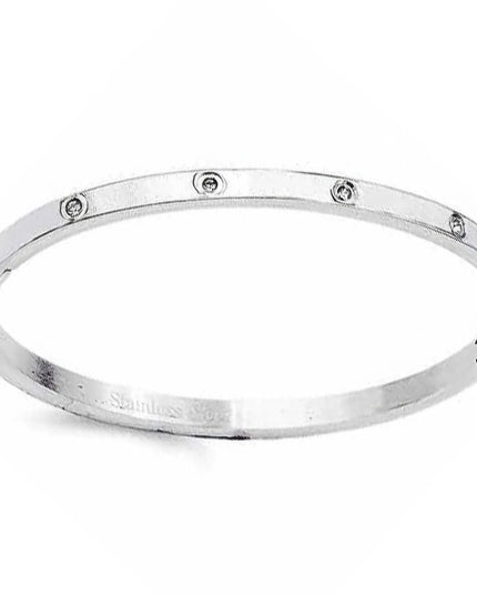 Stainless Steel Basic Metal Bracelet - ShopEasier