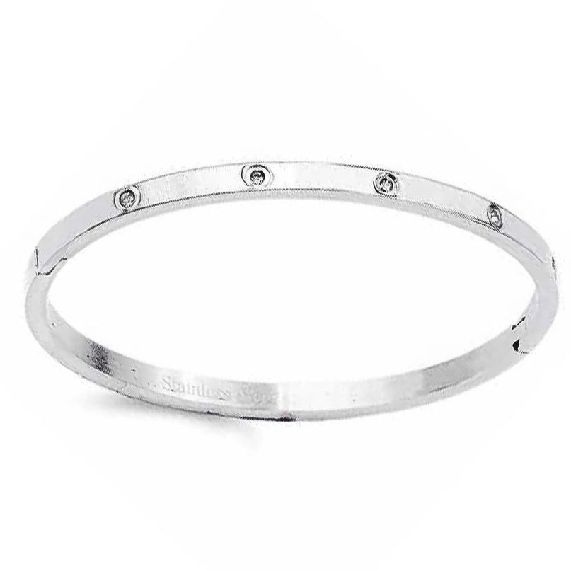 Stainless Steel Basic Metal Bracelet - ShopEasier