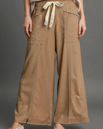 Wide Leg Pull On Pants - ShopEasier