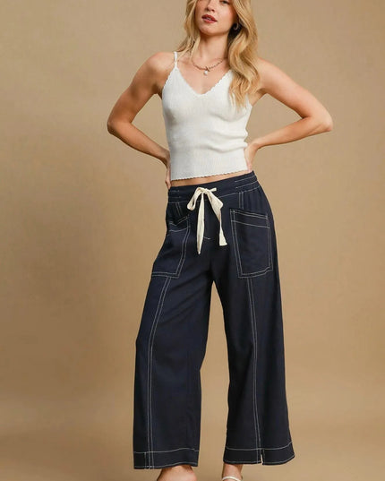 Wide Leg Pull On Pants - ShopEasier