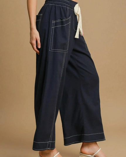 Wide Leg Pull On Pants - ShopEasier