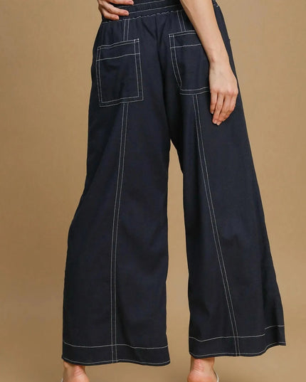 Wide Leg Pull On Pants - ShopEasier