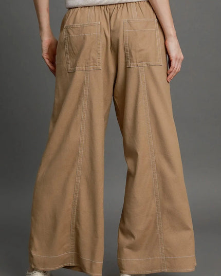 Wide Leg Pull On Pants - ShopEasier