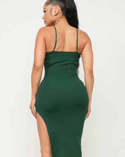 Side Slit Cami Dress - ShopEasier