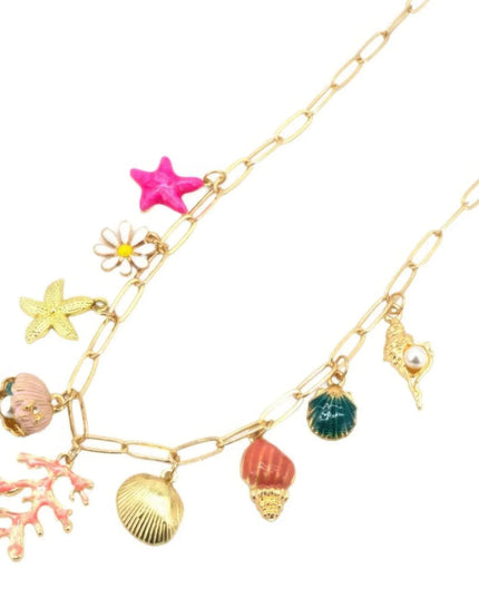 Sealife Charm Necklace - ShopEasier