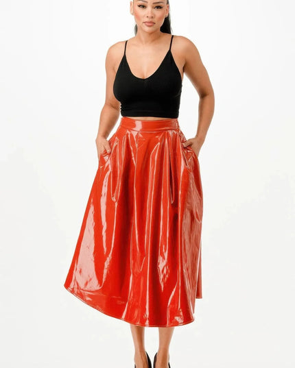 Midi Skirt With Pockets