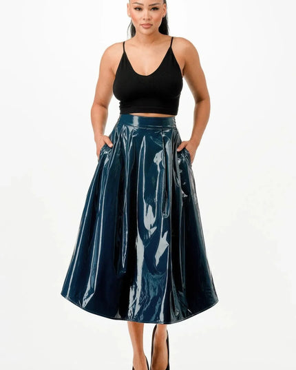 Midi Skirt With Pockets