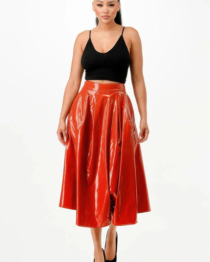 Midi Skirt With Pockets