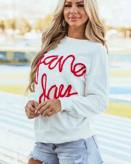 Classic Opaque Long Sleeve Crewneck Sweatshirt