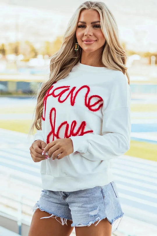 Classic Opaque Long Sleeve Crewneck Sweatshirt