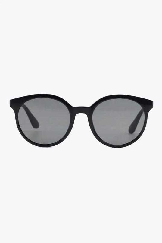 Round Full Rim Polycarbonate Frame Sunglasses - ShopEasier