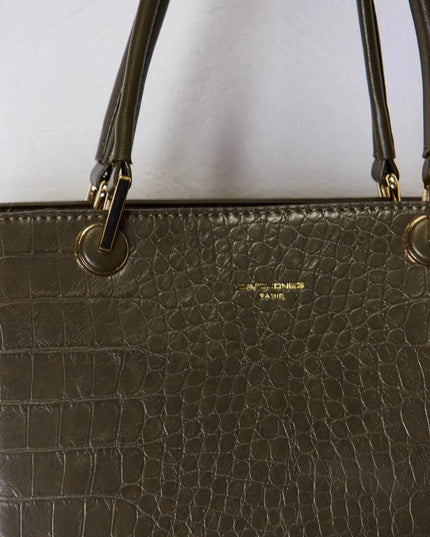 David Jones Texture PU Leather Handbag