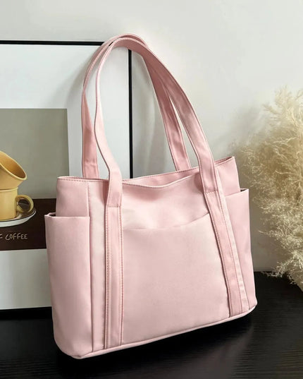 Oxford Cloth Tote Bag with Zipper