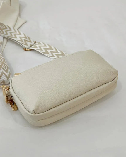 Small PU Leather Crossbody Bag with Single Strap