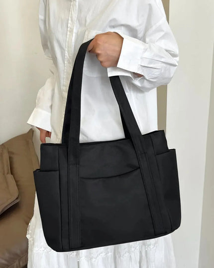 Oxford Cloth Tote Bag with Zipper