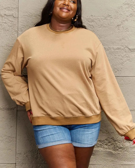 Cozy Essentials Full Sleeve Round Neck Sweatshirt