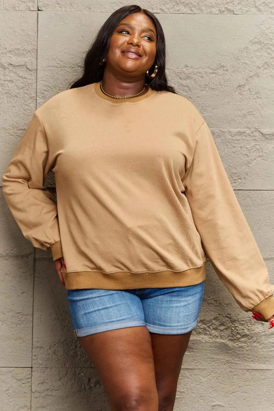 Cozy Essentials Full Sleeve Round Neck Sweatshirt