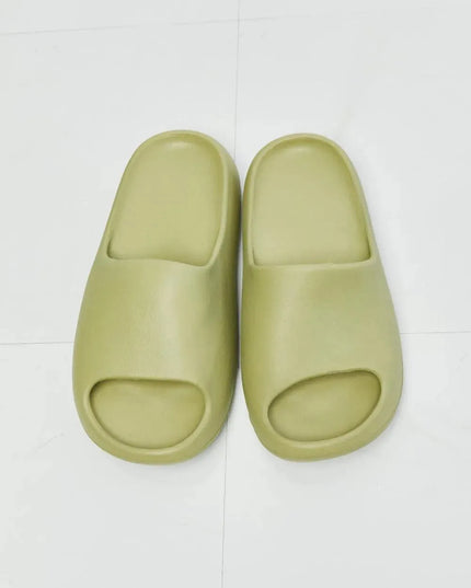 NOOK JOI Cozy Comfort Slides in Green