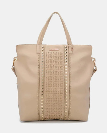 Bolso tote grande con tachuelas de Nicole Lee USA