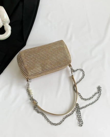 Openwork Crossbody Bag with Removable Strap