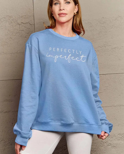 Simply Love Full Size Graphic Round Neck Sweatshirt