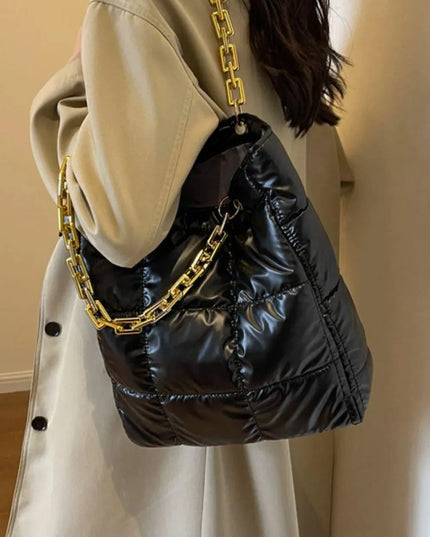 Bubble Texture Chain Handbag