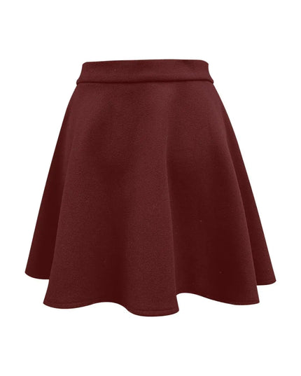 Button-Up Corduroy A-Line Mini Skirt