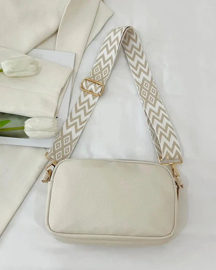 Small PU Leather Crossbody Bag with Single Strap