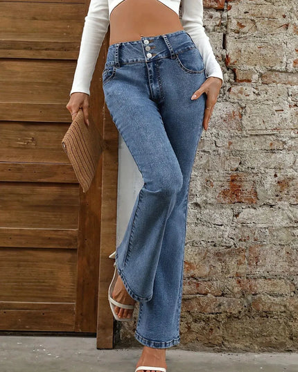 Bootcut Jeans with Pockets - ShopEasier